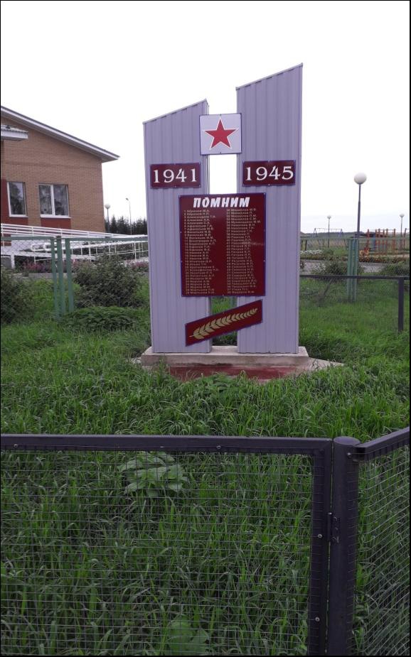 Обелиск землякам, павшим в годы Великой Отечественной войны