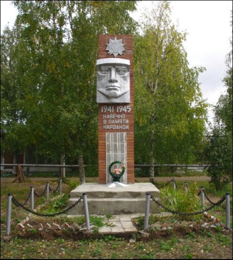 Памятник бойцам, погибшим в годы Великой Отечественной войны