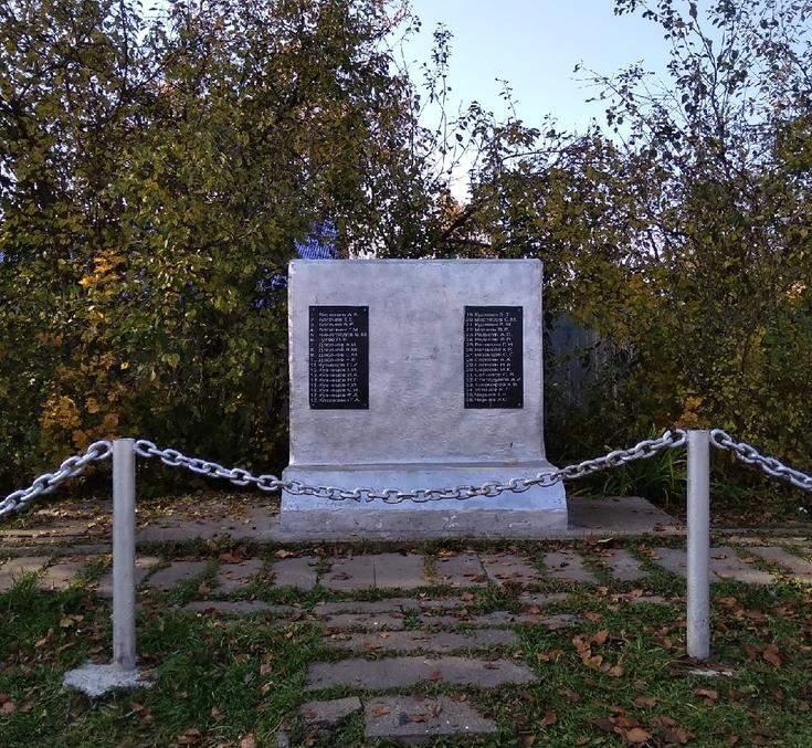 Памятная плита воинам-землякам, погибшим в годы Великой Отечественной войны