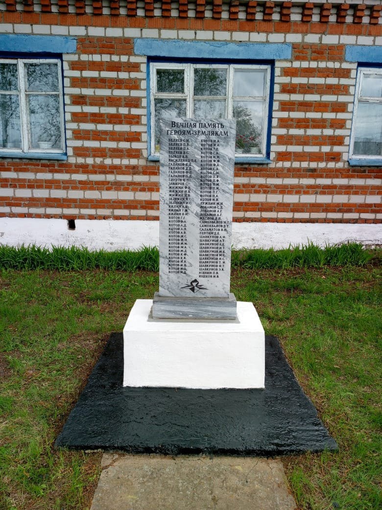 Памятная плита землякам, погибшим в годы Великой Отечественной войны