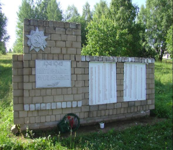 Памятник погибшим в годы Гражданской и Великой Отечественной войн